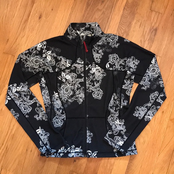 lululemon athletica Tops - Lululemon Patterned Zip Up